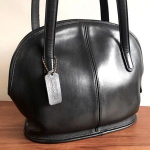 COACH | Asheville Zip Bowler Style Structured Made In The USA Leather Bag